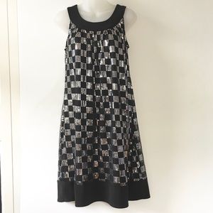 Scarlette Nite Silver Shimmering Dress